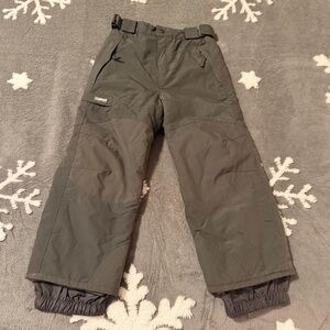 Kids Gray Snow Pants size 5